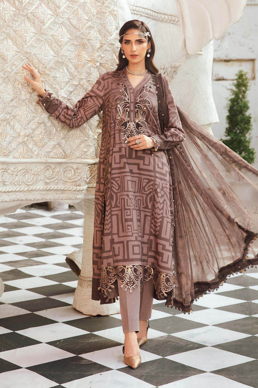 Maria b Mprint MPT-2703-B Unstitched Fall Edit 25'