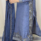 Amna Khurram Grey Zimal-nov#25 3pc Raw Silk Ready to wear