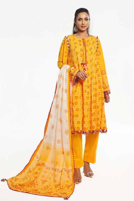 Gulahmed CL-52170 A 3 Piece Unstitched Printed Lawn Suit