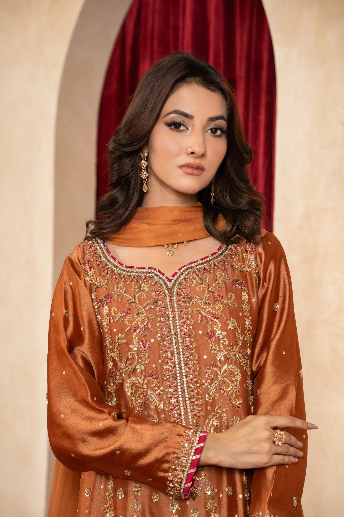 Amna Khurram D-06 Handmade Silk Collection 25