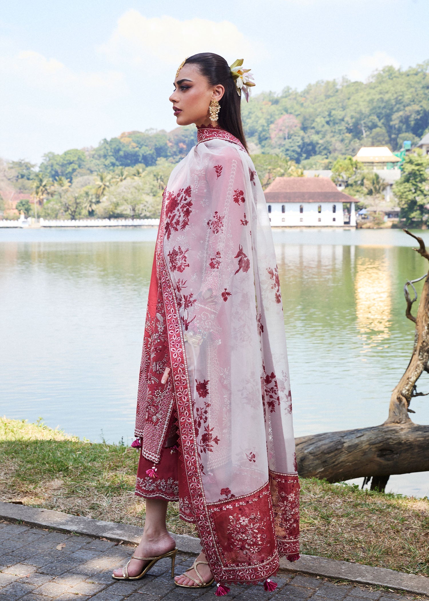 Hussain Rehar Flare Luxury Lawn'25