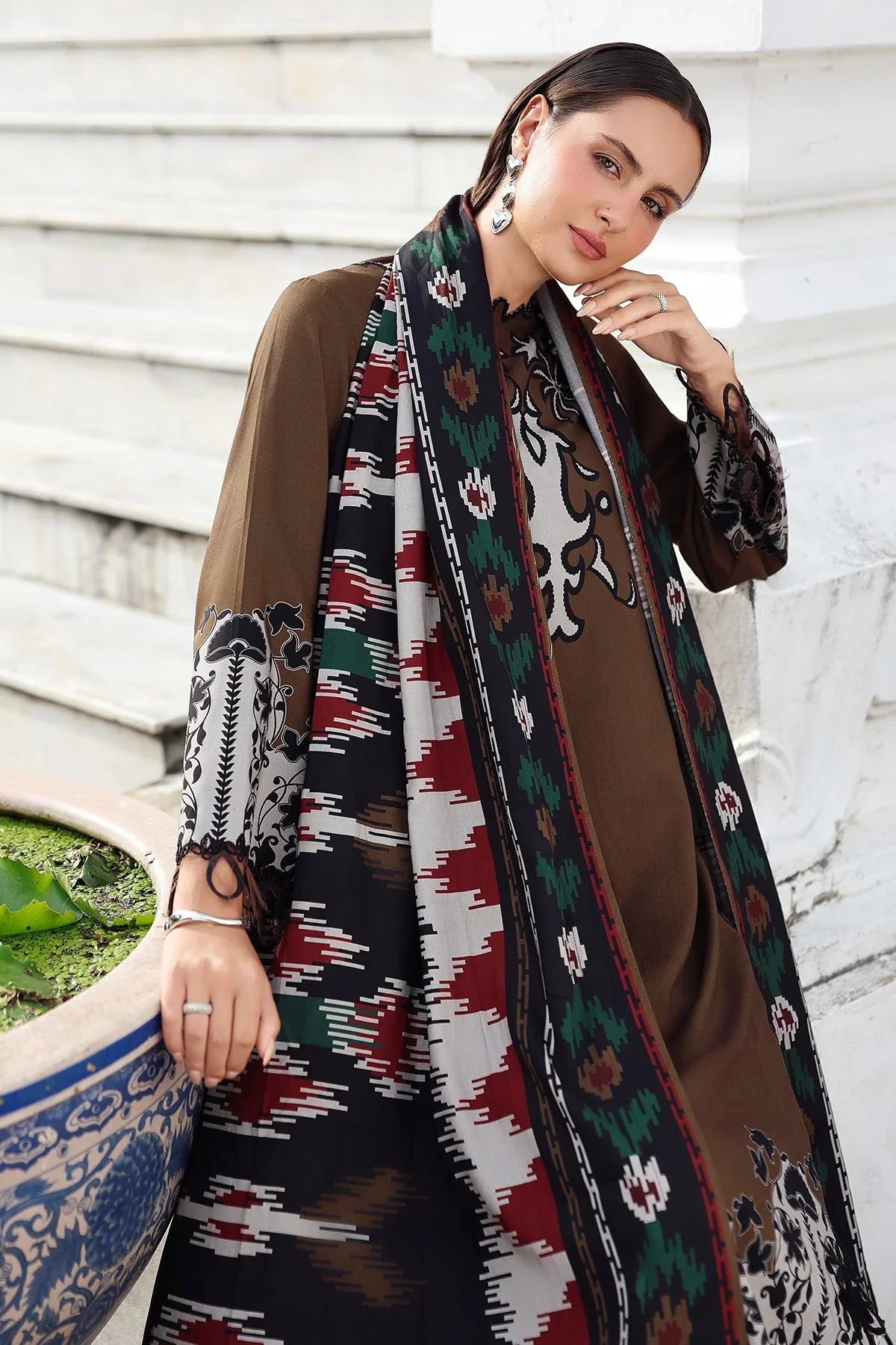 Charizma ANW6-02 Aniq Vol 1 Unstitched Linen Fall winter 25
