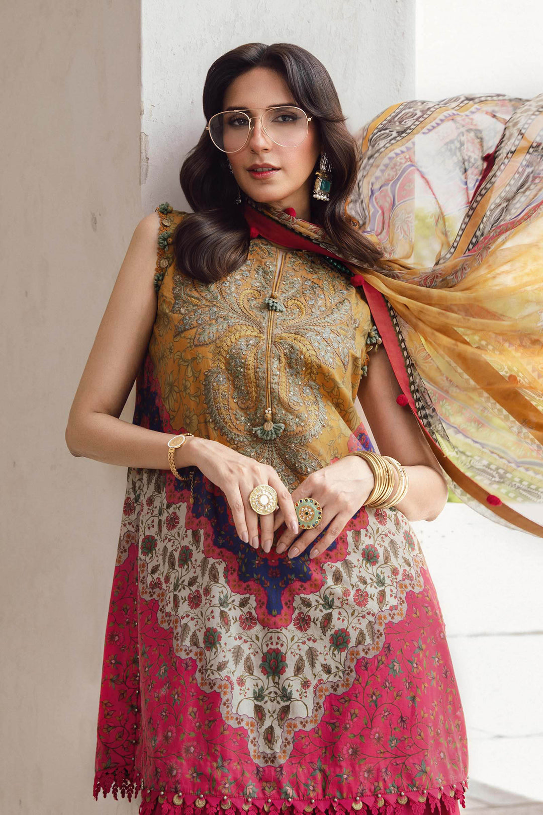 Maria b Mprint MPT-2710-A Unstitched Fall Edit 25'