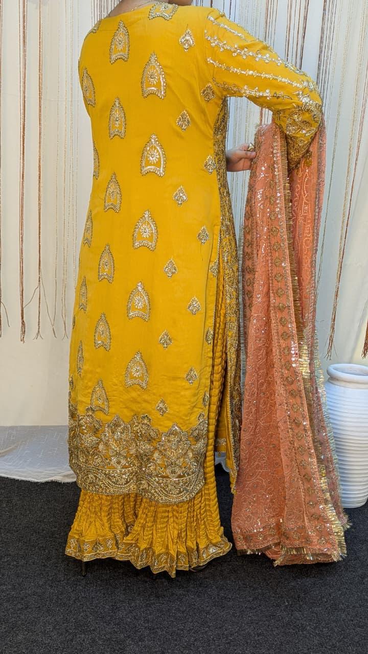 Sajni D-6 Yellow Festive Ready To Wear