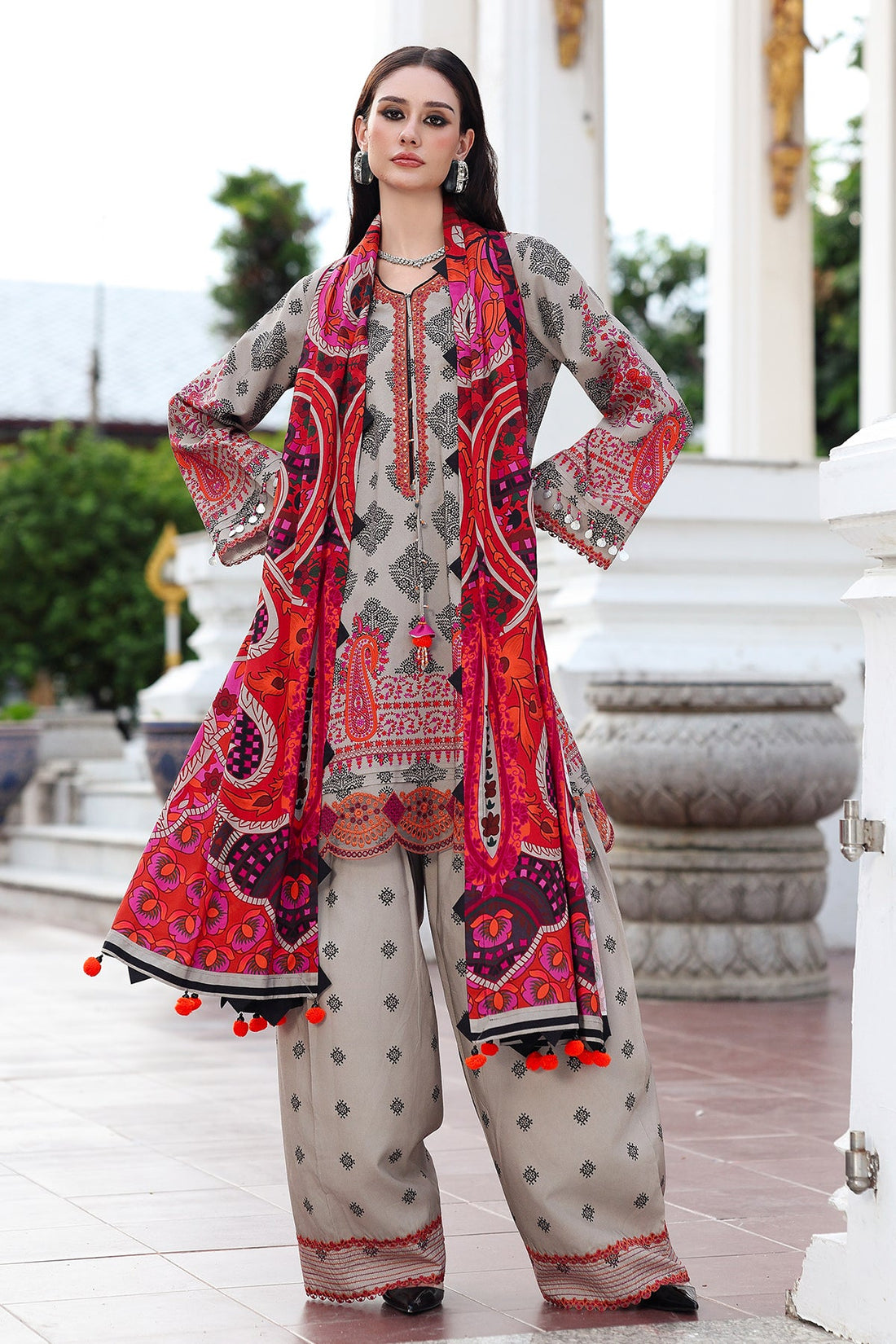 Charizma ANW6-01 Aniq Vol 1 Unstitched Linen Fall winter 25
