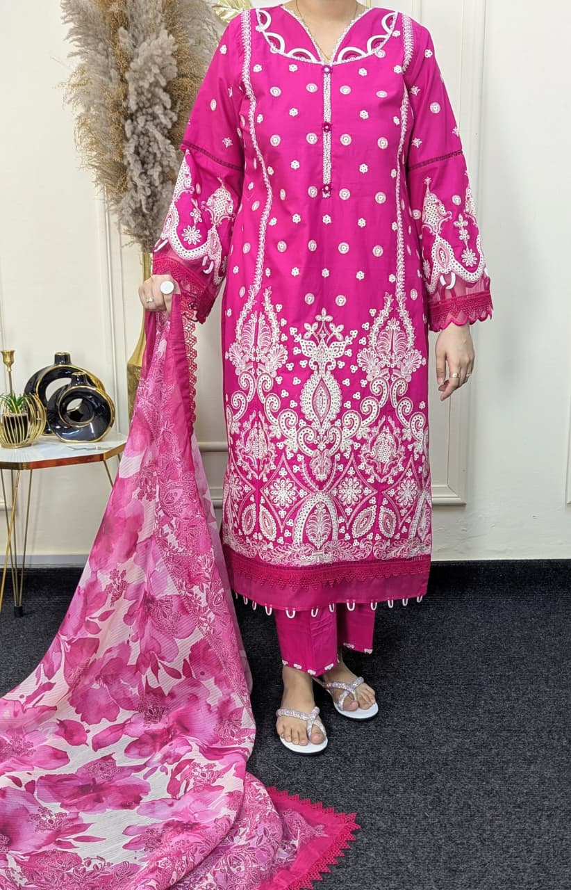 Zellbury WUC25E30078 Chikankari Ready to wear