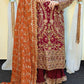 Sajni D-8 Red Festive Ready To Wear