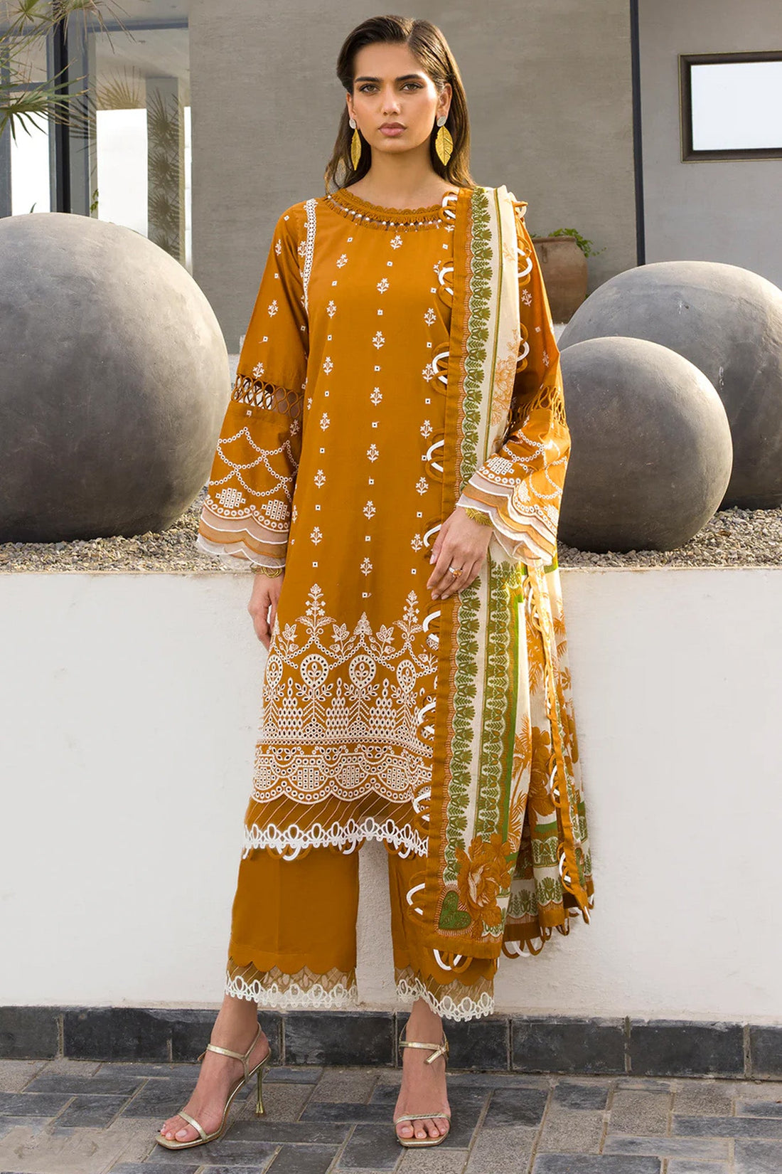 Zellbury WUC25E30074 Chikankari Ready to wear