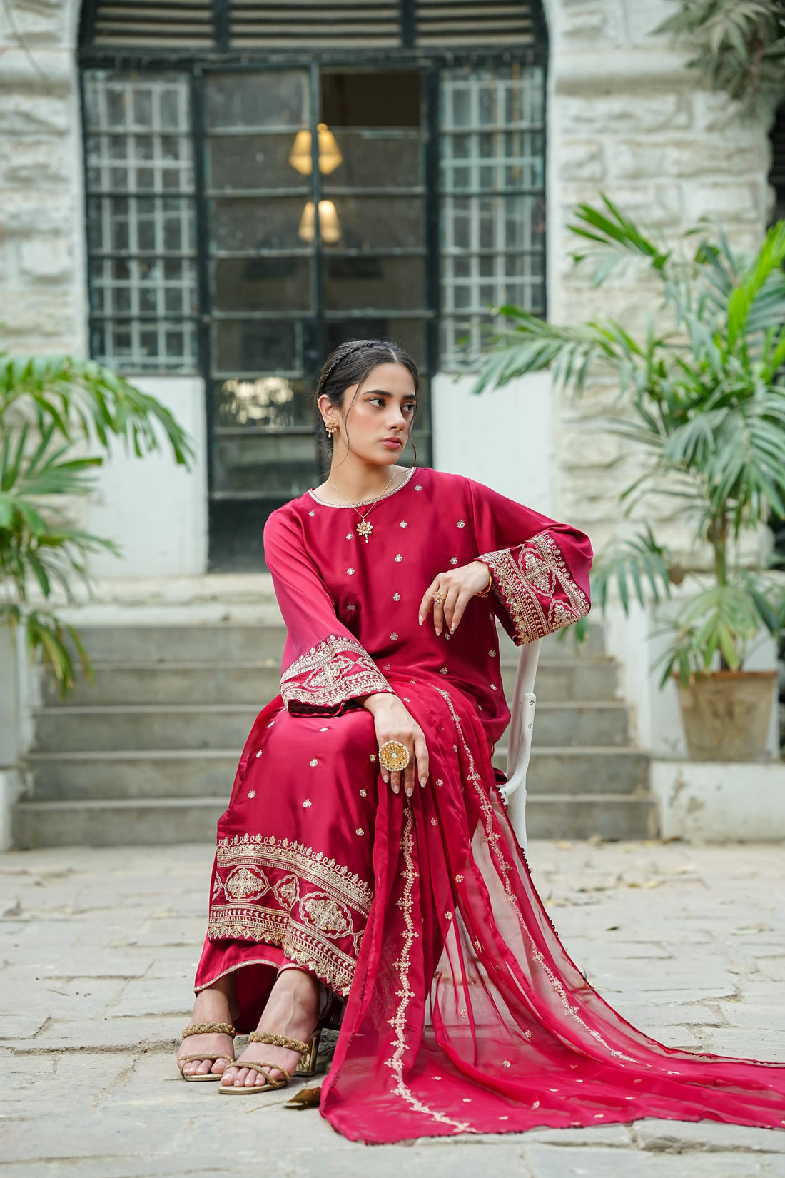 Amna Khurram D-10 Ready to wear Silk Collection