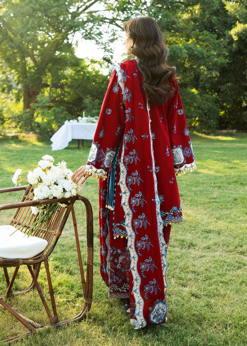 Sadaf Fawad Khan D08-A KOI Siraa Embroidered Lawn Unstitched 3Pc Suit