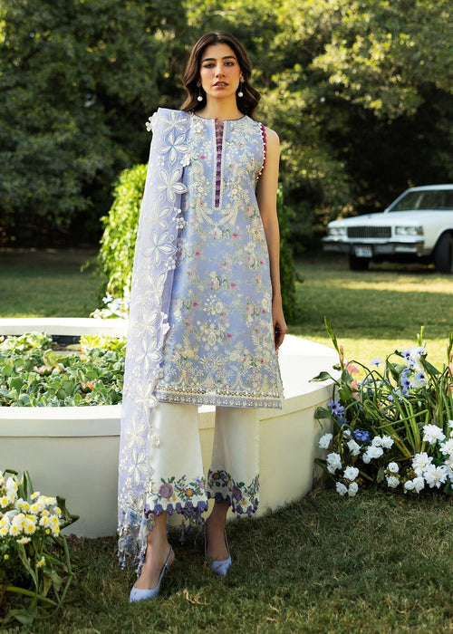 Sadaf Fawad Khan D04-A BLOOM Siraa Embroidered Lawn Unstitched 3Pc Suit