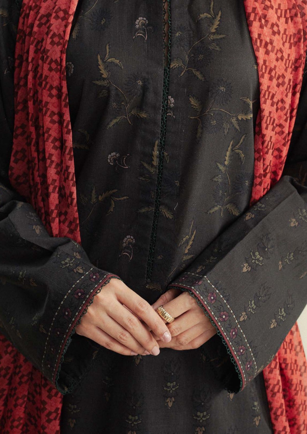 Coco by Zara shahjahan Fable D5A Drop-4 Unstitched 25'