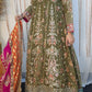 Sajni D-3 Olive Festive Ready To Wear
