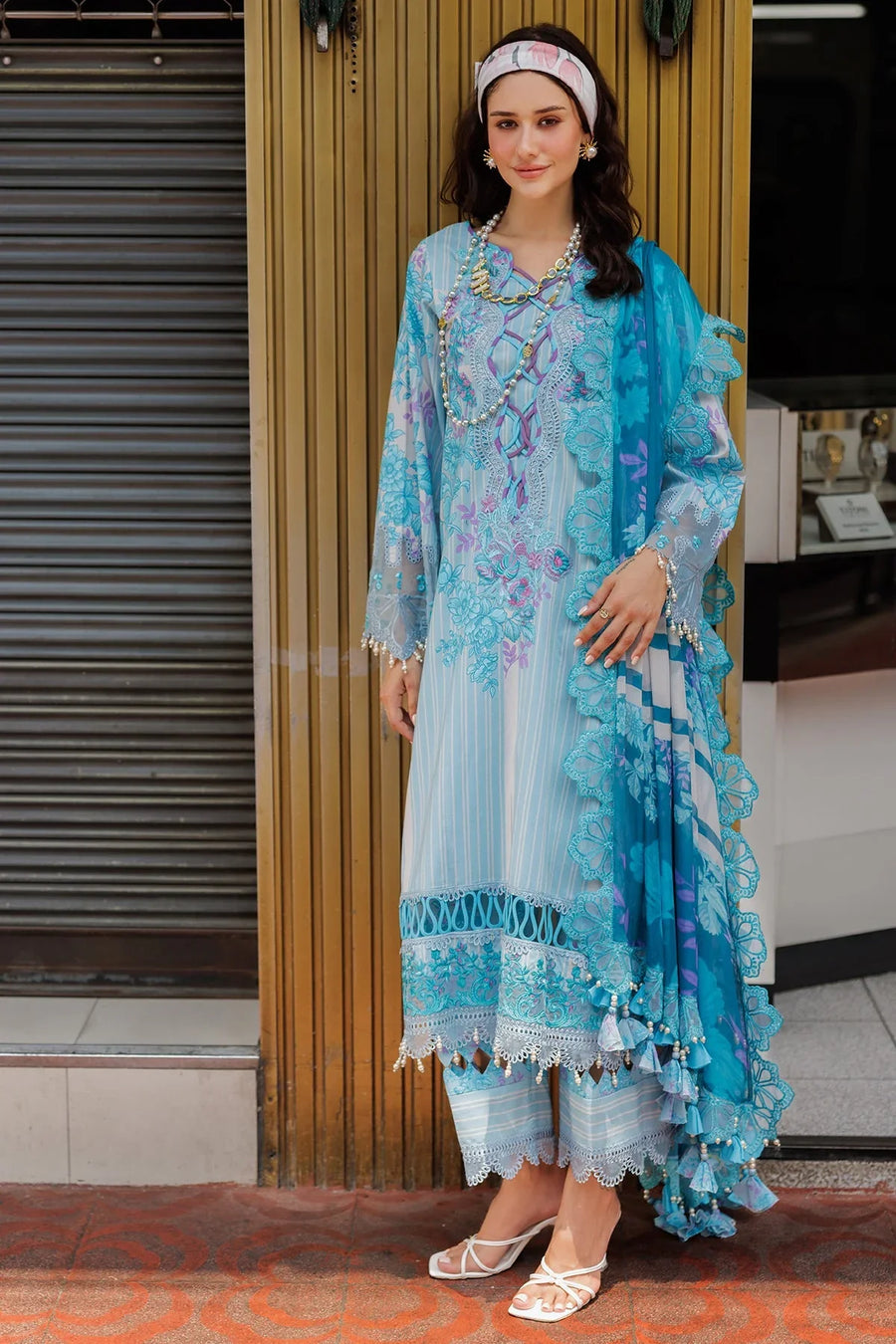 Charizma CRB5-14 Rang e Bahar Vol 2 3-PC Unstitched Embroidered Lawn Collection