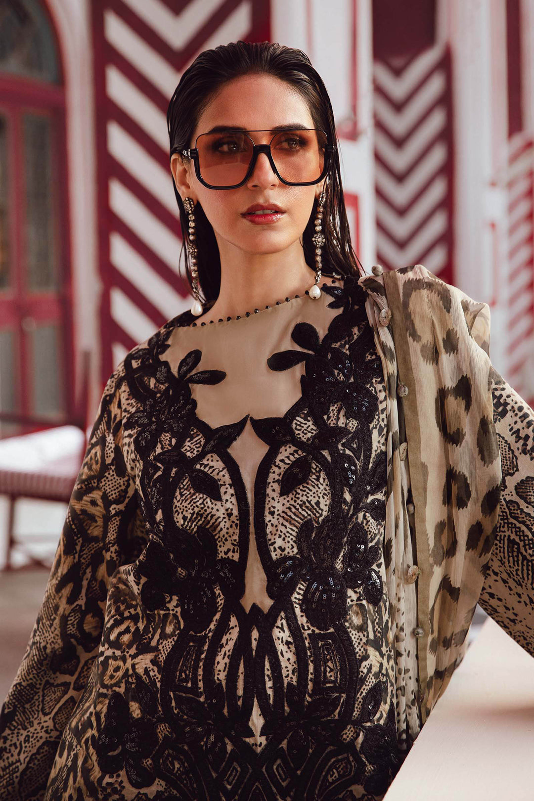 Maria b Mprint MPT-2702-B Unstitched Fall Edit 25'