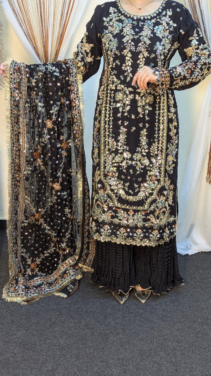 Sajni D-11 Black Festive Ready To Wear