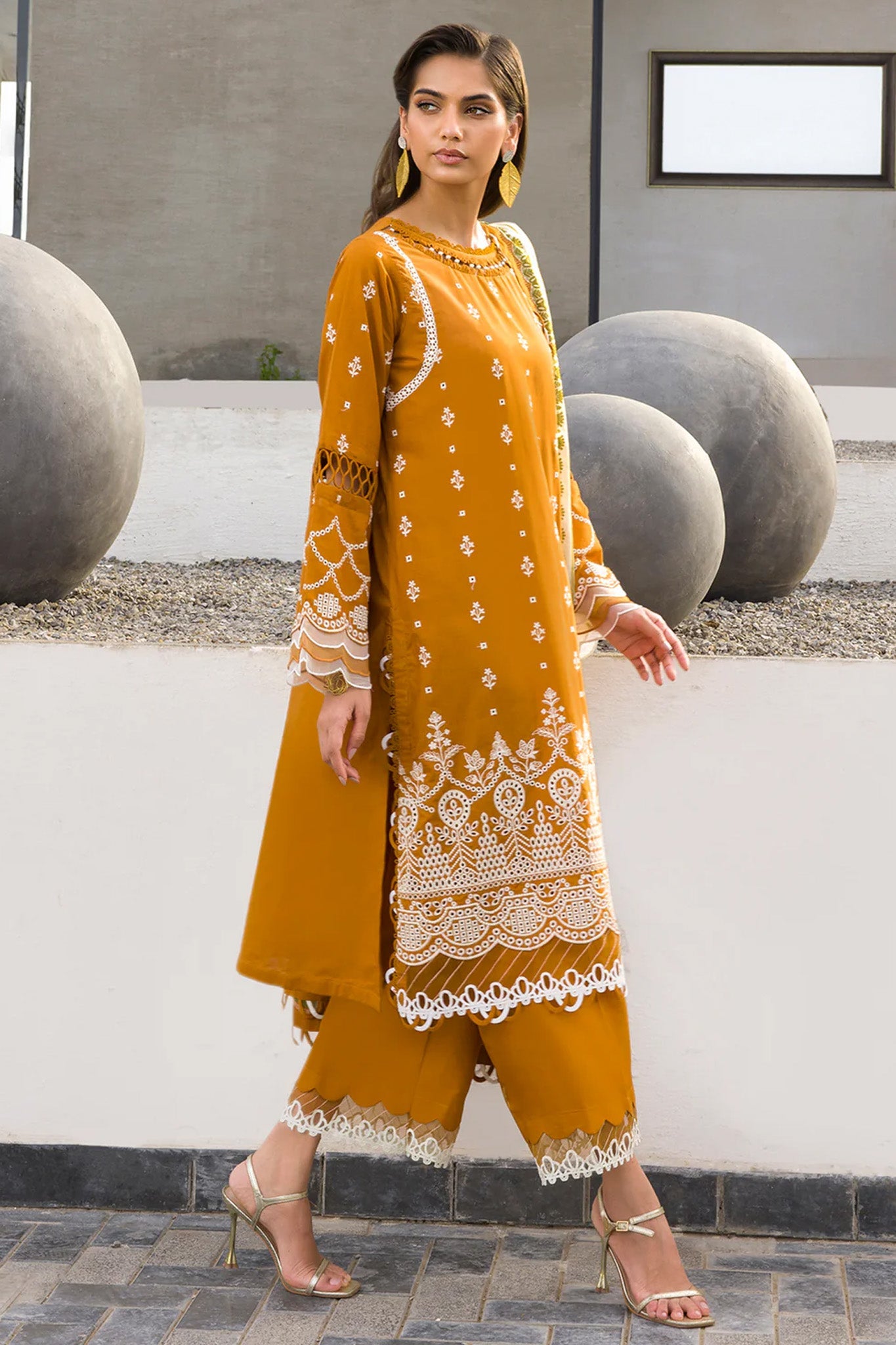 Zellbury WUC25E30074 Chikankari Ready to wear