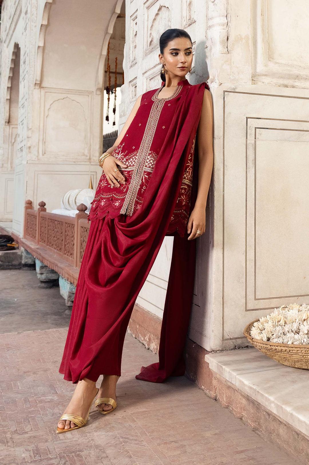 Maria b Mbasics D-08 3Pc Unstitched Festive Collection