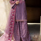 Haseens official Purple Ready to wear Chiffon Collection
