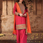 Haseens Official Jashan shocking Pink Chiffon Collection