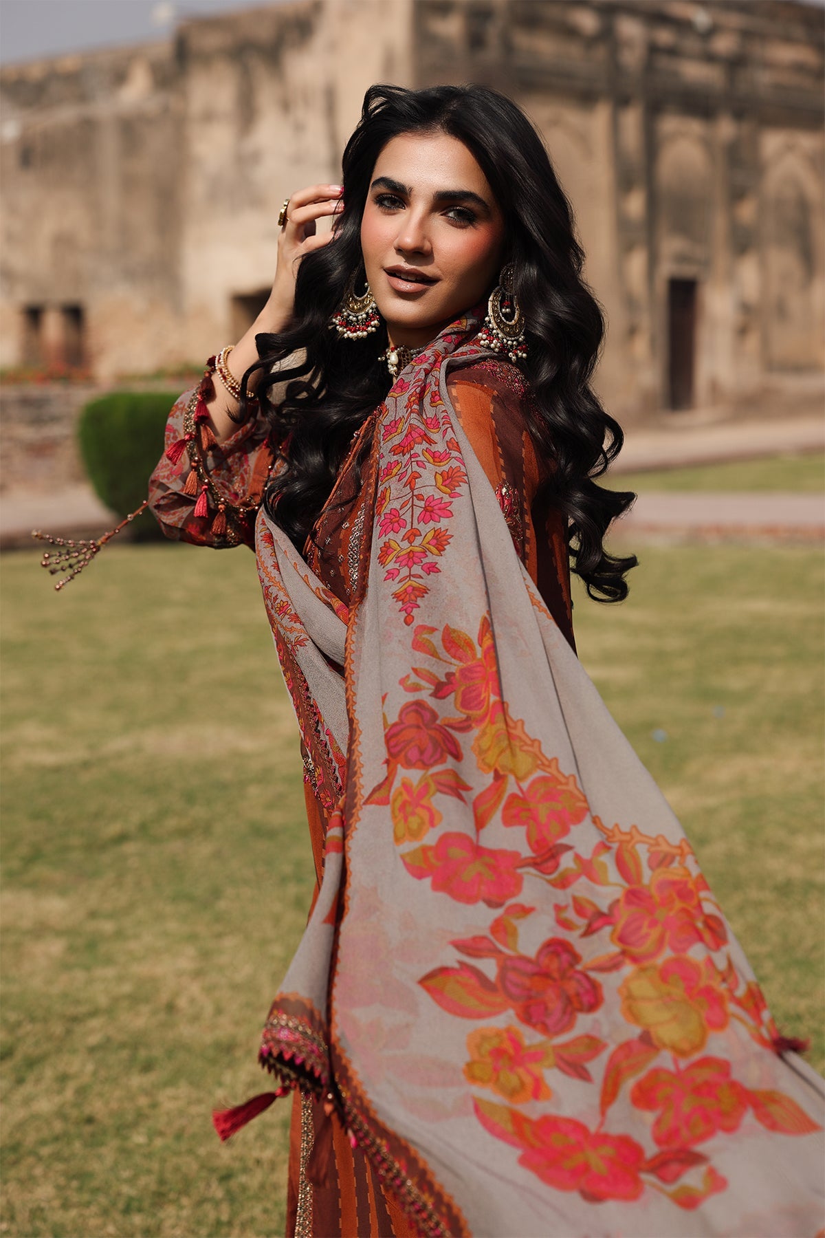 Charizma VSL25-42 Vasal Vol-06 3-pc Unstitched Chiffon Collection 25'