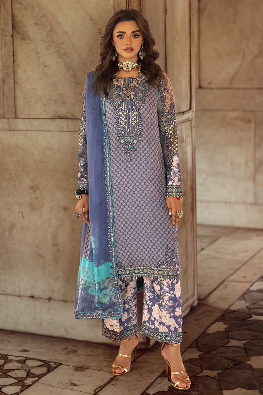 Charizma 3-PC Unstitched Luxury Chiffon Collection VSL25-07