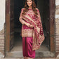 Haseens official Shocking Pink Ready to wear Chiffon Collection
