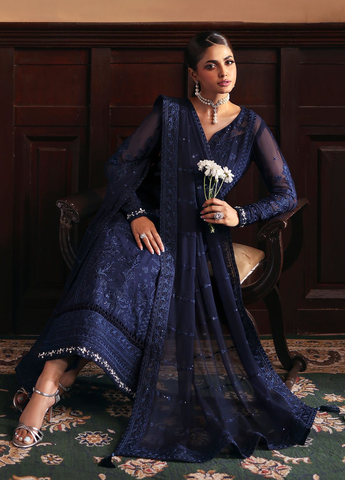 Evayna by gulaal Leesha Unstitched Chiffon 25'
