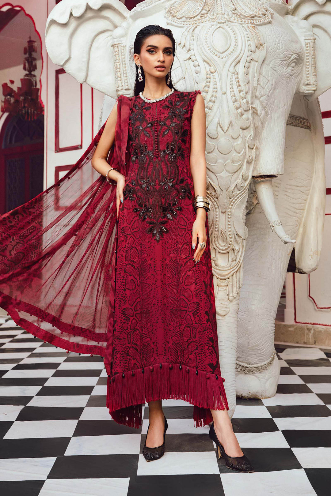 Maria b Mprint MPT-2702-A Unstitched Fall Edit 25'