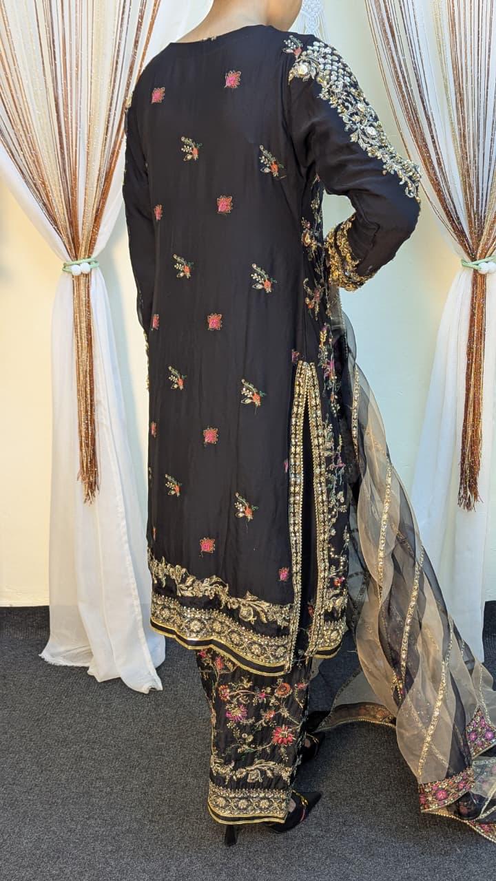 Sajni D-7 Black Festive Ready To Wear