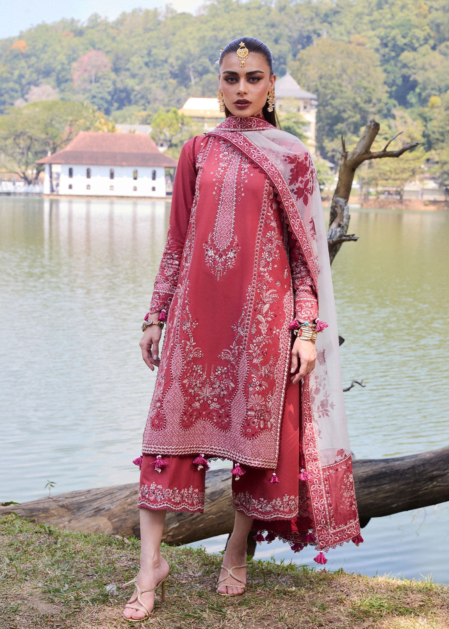 Hussain Rehar Flare Luxury Lawn'25