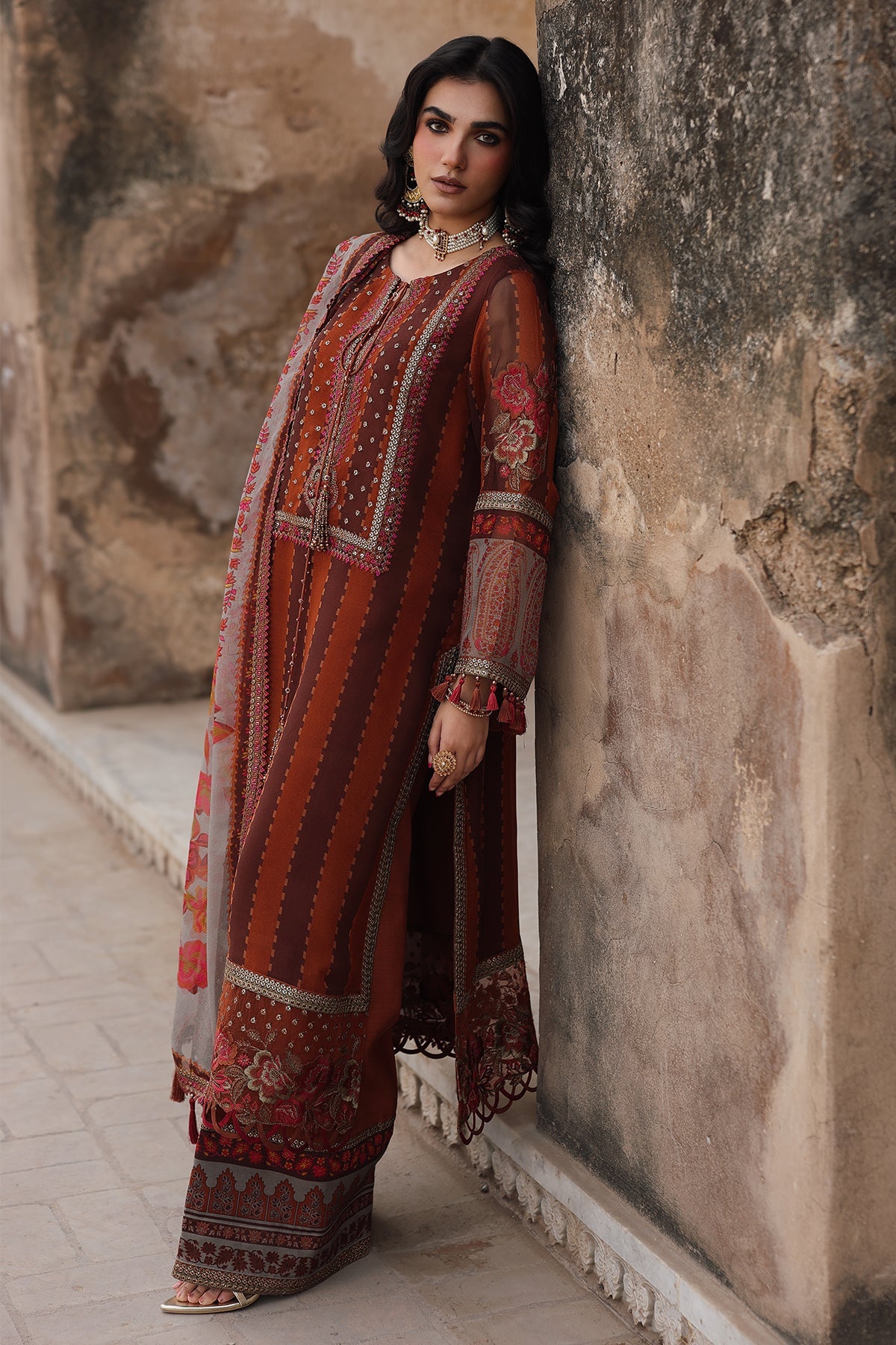 Charizma VSL25-42 Vasal Vol-06 3-pc Unstitched Chiffon Collection 25'