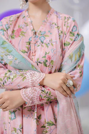 Qalamkar EM-05 (A) ZELDA Qprints ii (Unstitched)