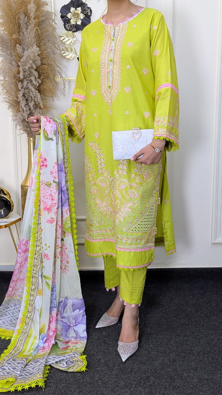 Zellbury WUC25E30081 Chikankari Ready to wear