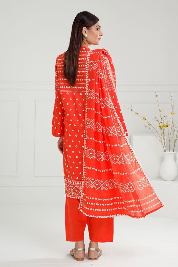 Gulahmed CL-52172 B 3 Piece Unstitched Printed Lawn Suit