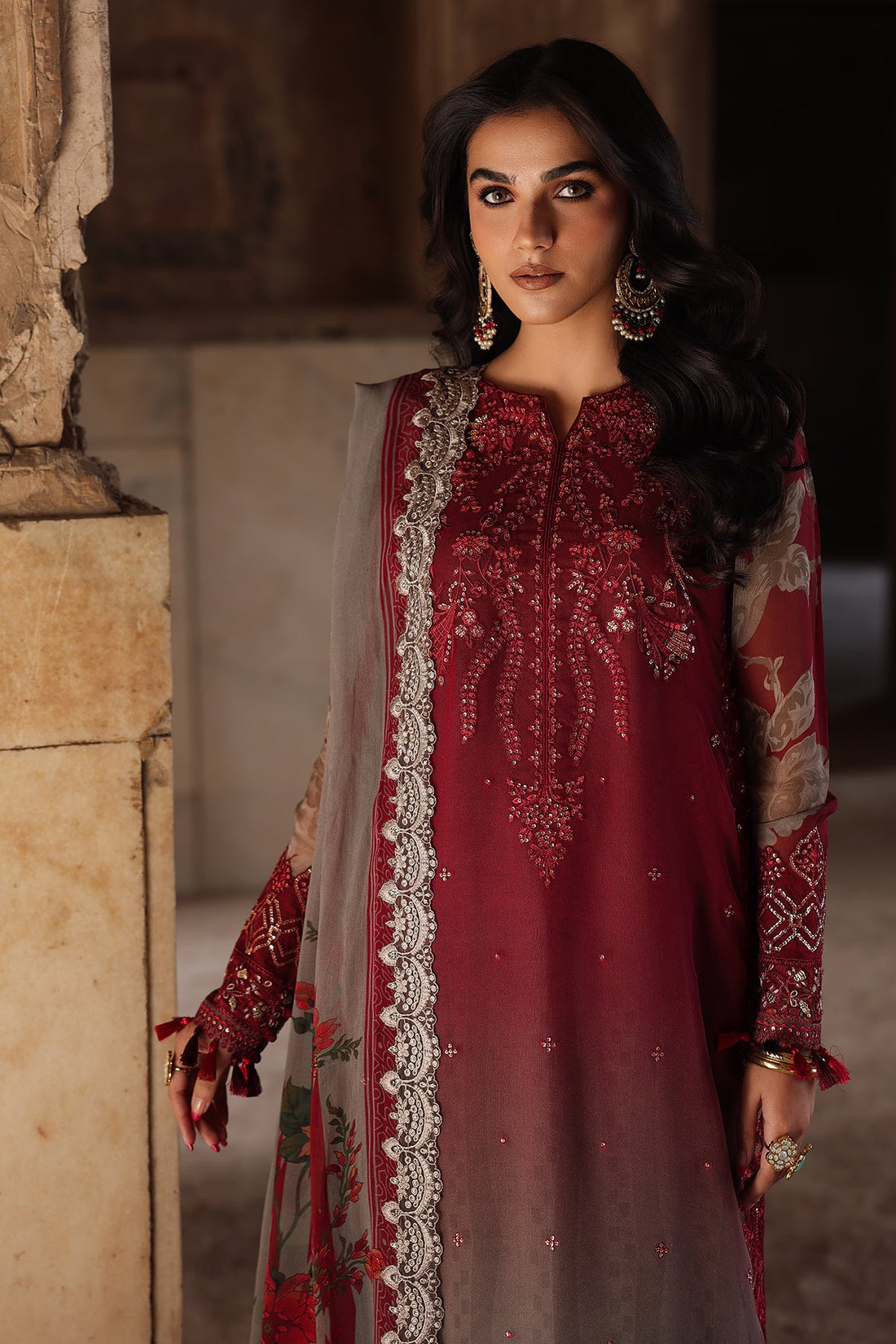 Charizma VSL25-45 Vasal Vol-06 3-pc Unstitched Chiffon Collection 25'