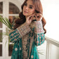 Haseens official Sea Green Ready to wear Chiffon Collection