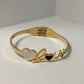 Gold-Toned Love & Heart Bracelet