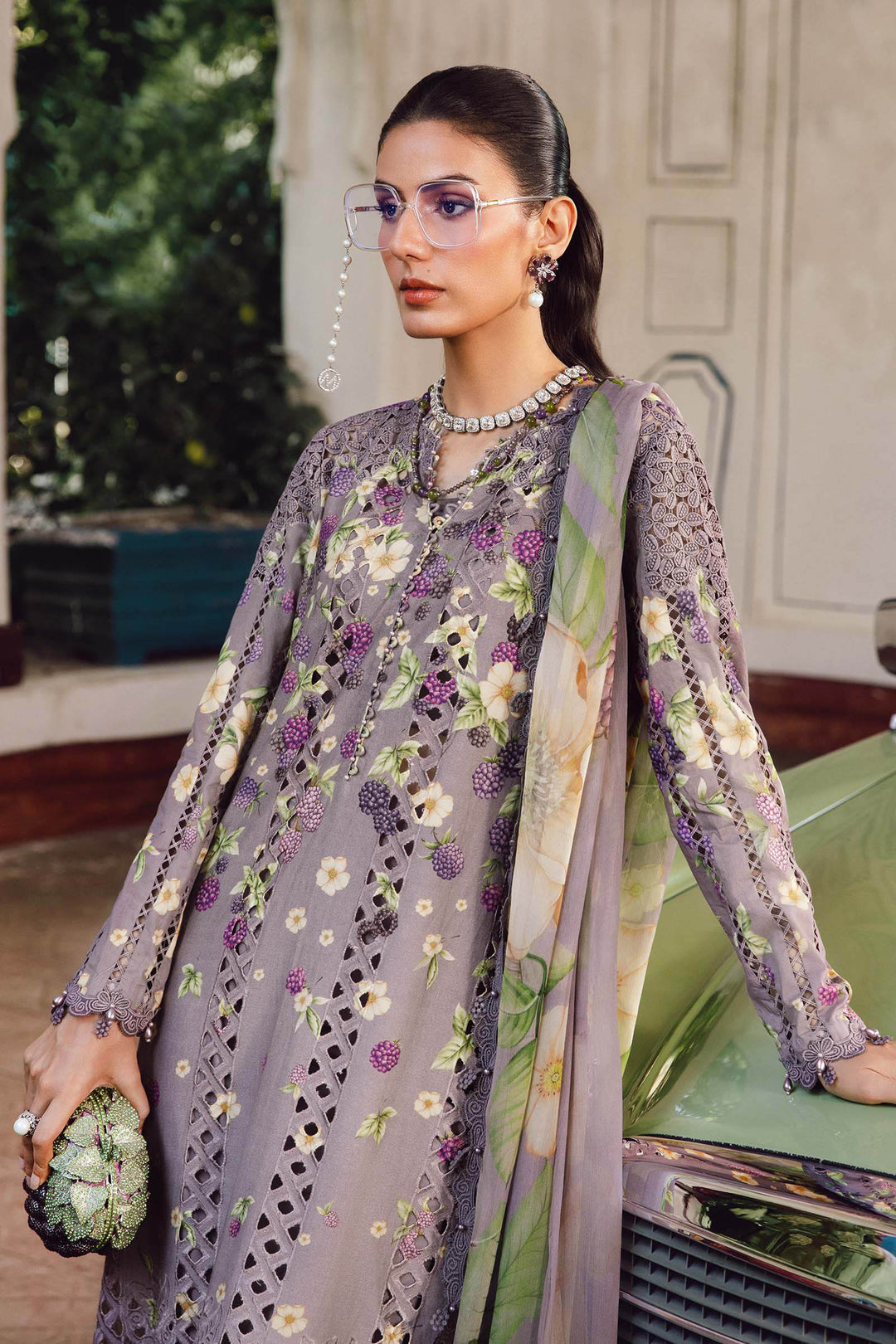 Maria b Mprint MPT-2706-B Unstitched Fall Edit 25'