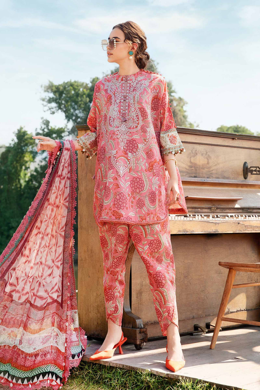 Maria B Mprint 13A Lawn Collection 25'