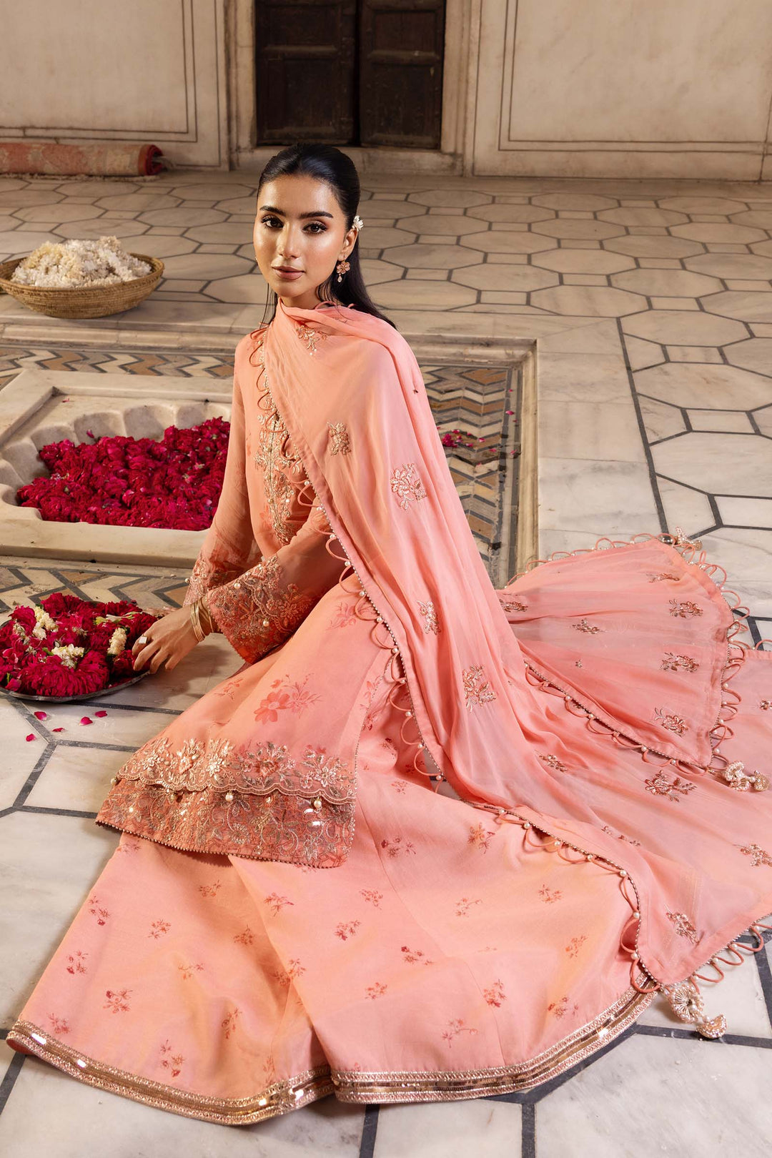 Maria b Mbasics D-07 3Pc Unstitched Festive Collection