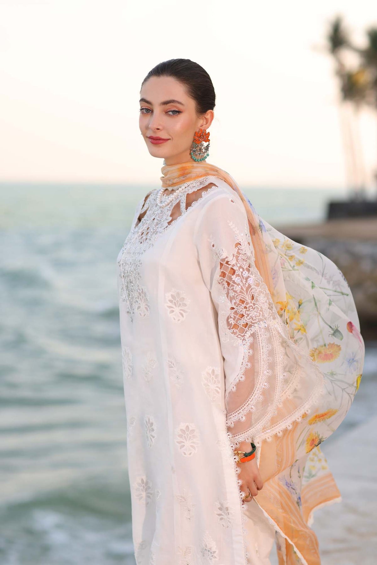 Saadia Asad 09B Eid Handwork Laserkari 25'