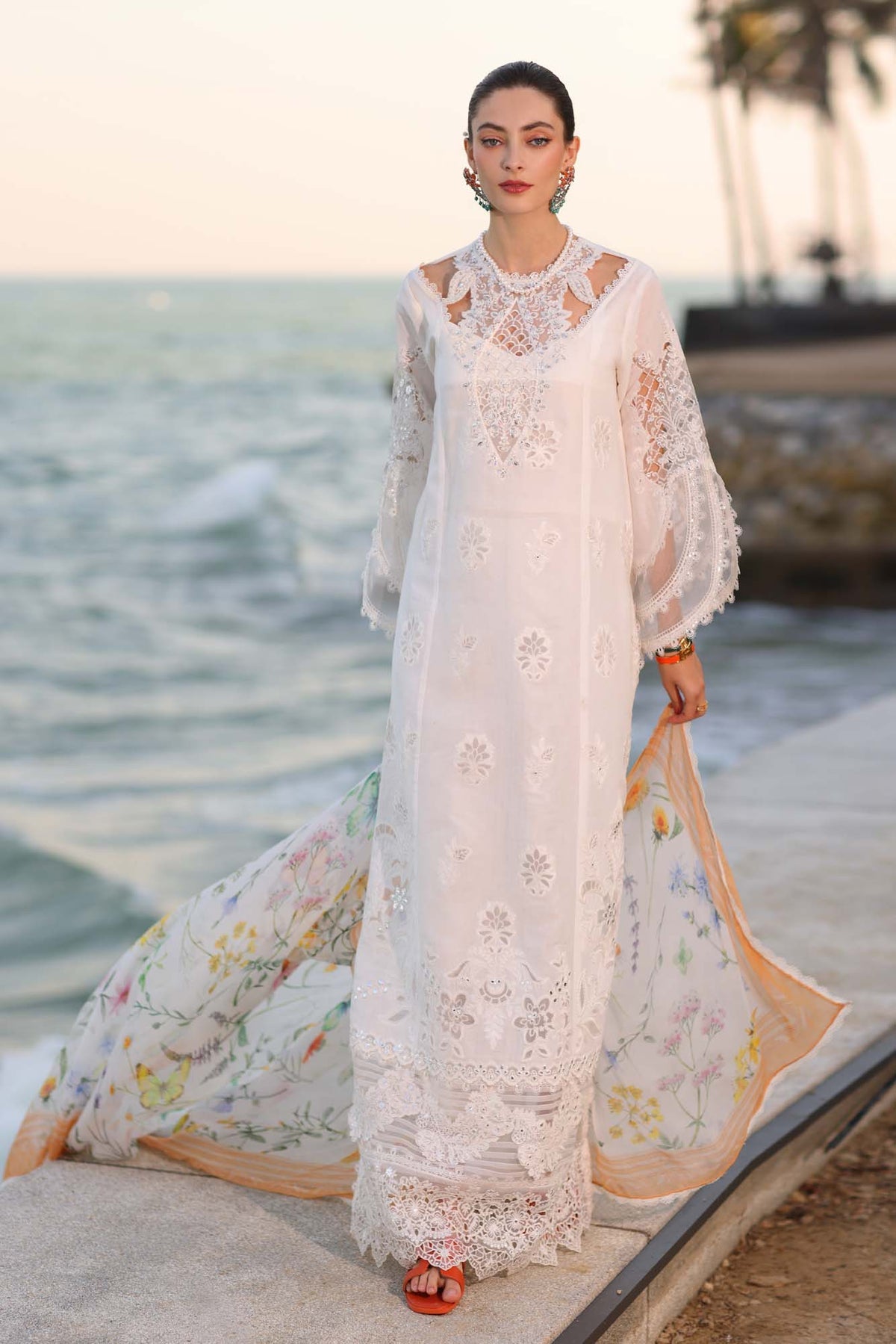 Sahid Handwork Exquisite Saadia Asad 09B Eid Handwork Laserkari 25' | House of Siyaab