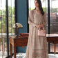 Saadia Asad D1- Beige Luxury Eid Schiffli Laserkari 25