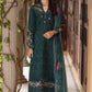 Saadia Asad D5- Teal Luxury Eid Schiffli Laserkari 25