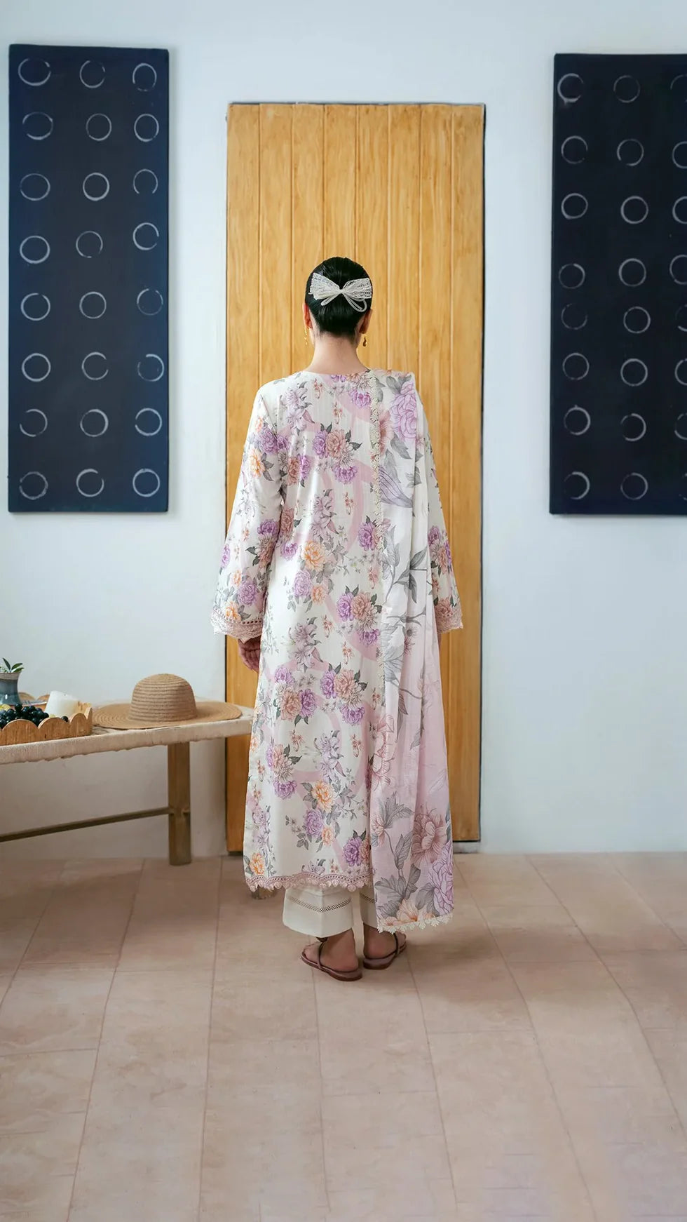 Sariya – Embroidered Dobby Lawn 3-Piece Suit (unstitch)