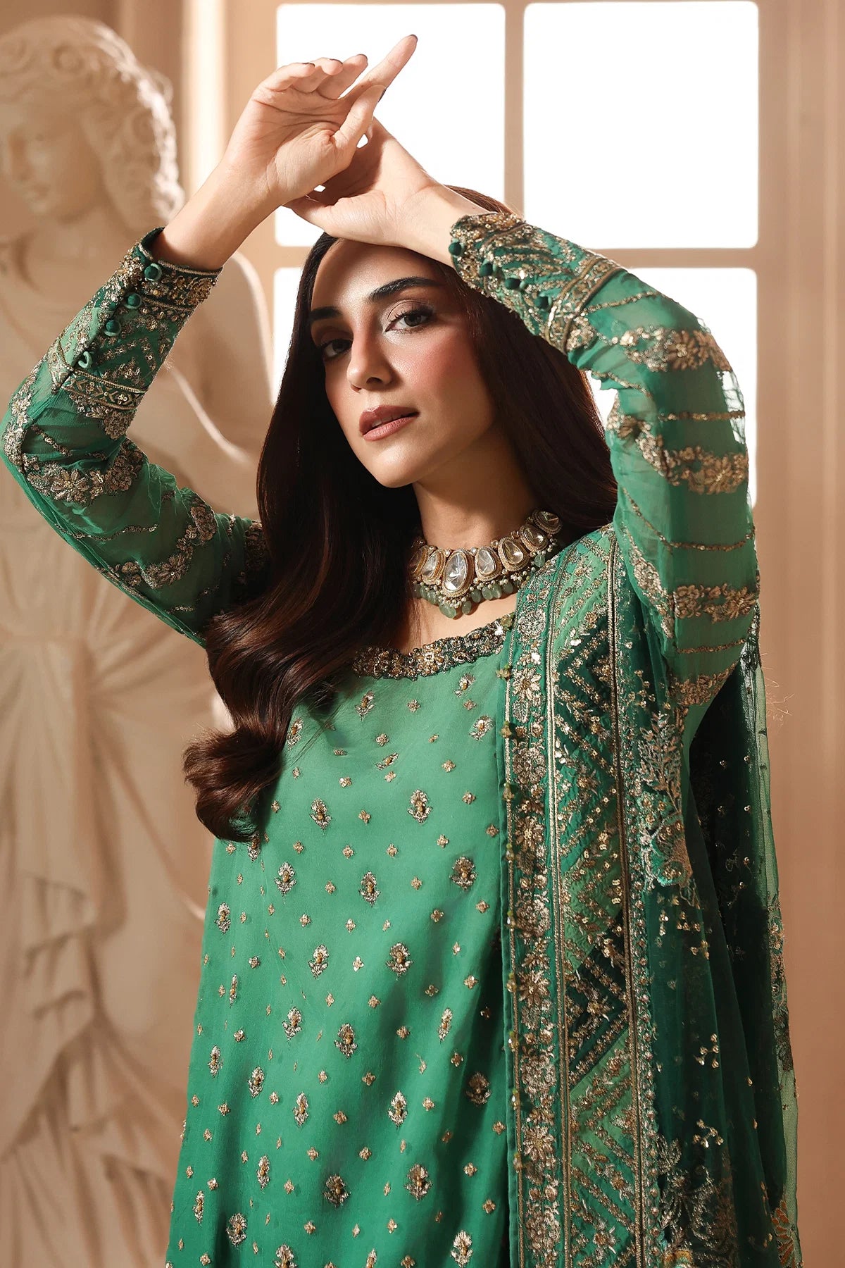 Charizma Dastan-e-Jashan Luxury Chiffon Vol-01 | 3-Piece Unstitched Suite (DJW6-03)