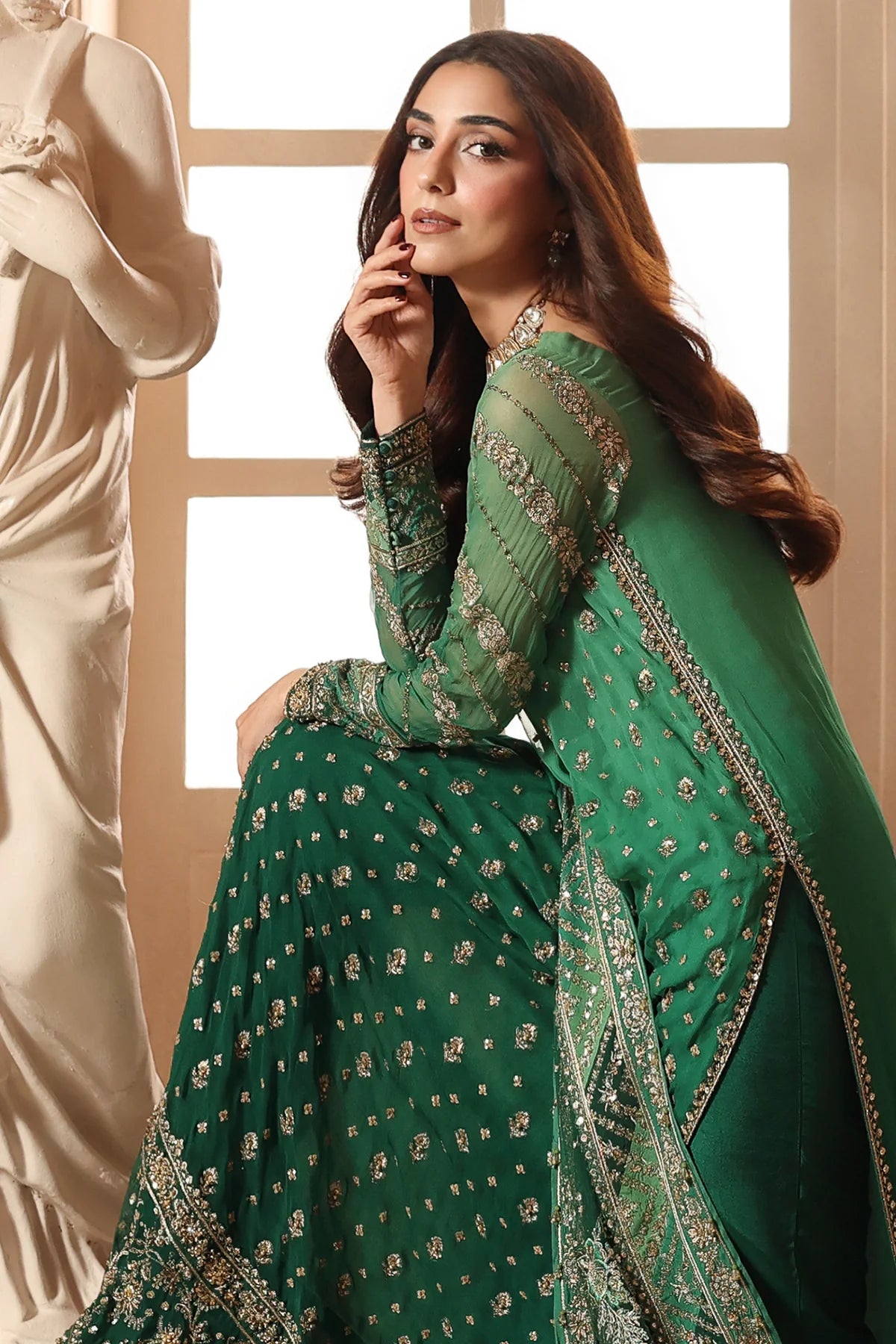 Charizma Dastan-e-Jashan Luxury Chiffon Vol-01 | 3-Piece Unstitched Suite (DJW6-03)