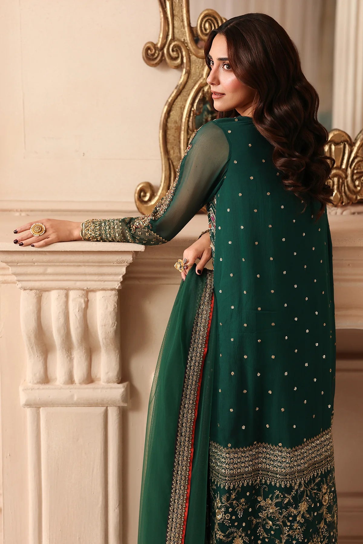 Charizma Dastan-e-Jashan Luxury Chiffon Vol-01 | 3-Piece Unstitched Suite (DJW6-07)