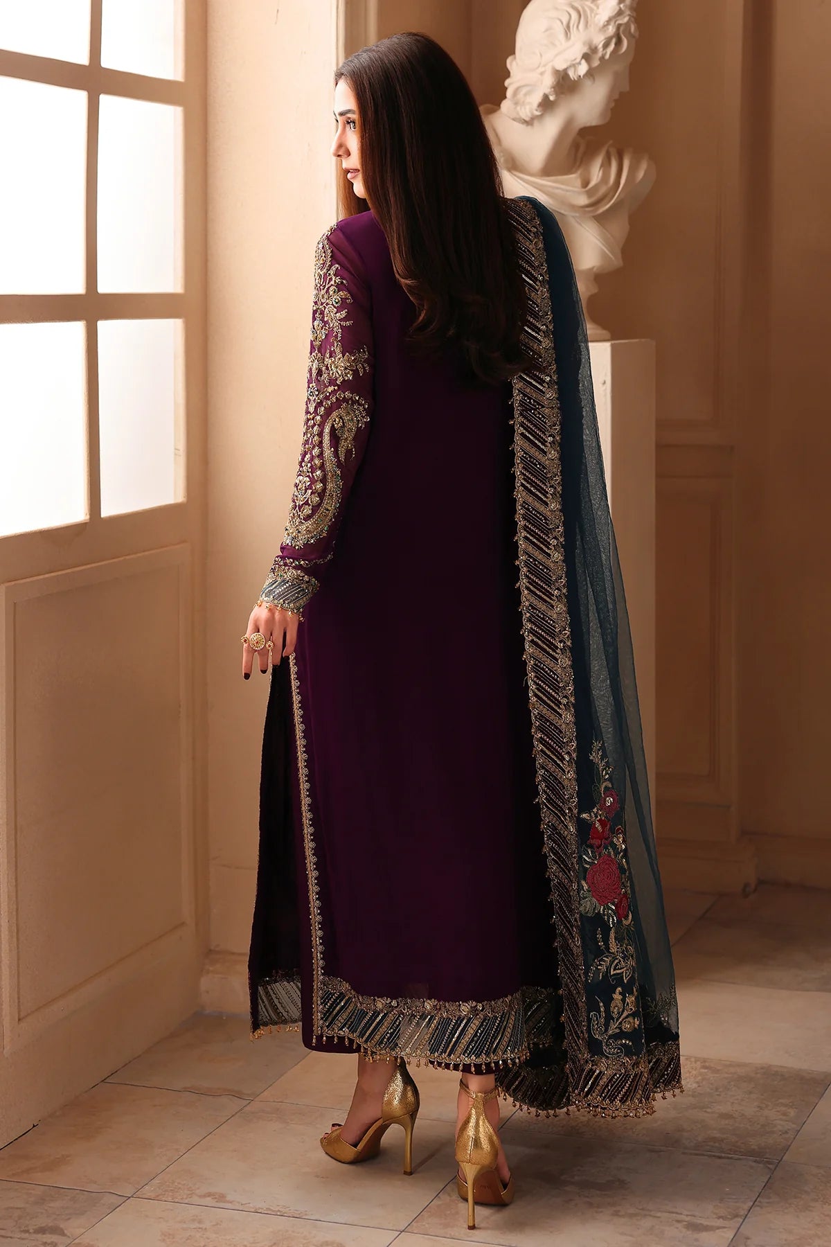 Charizma Dastan-e-Jashan Luxury Chiffon Vol-01 | 3-Piece Unstitched Suite (DJW6-01)